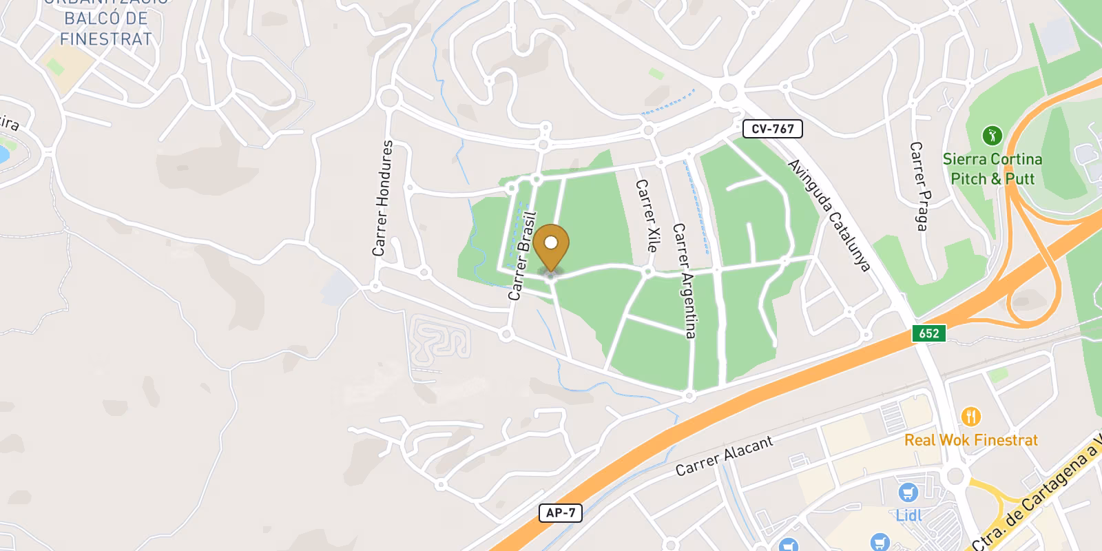 Mapa — Villa Campana Garden, Finestrat