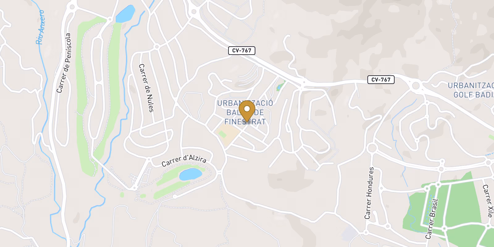 Mapa — Villa de 4 dormitorios en Balcón de Finestrat