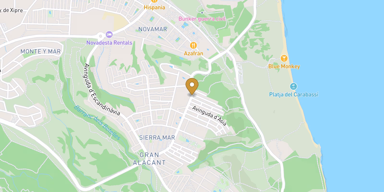 Mapa — Apartamento en Gran Alacant, Santa Pola