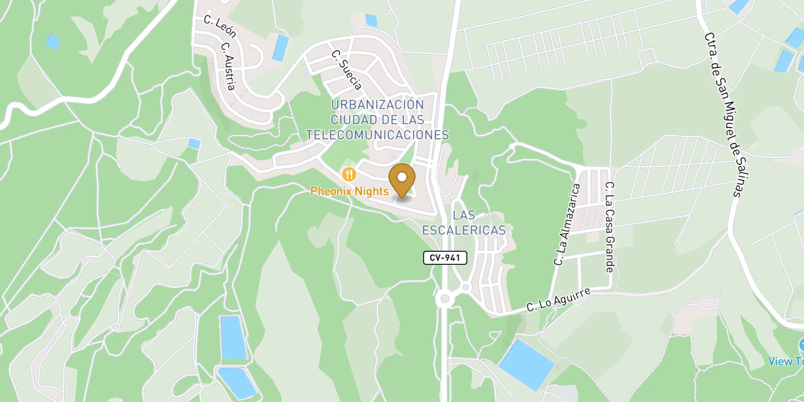 Mapa — Bungalows en Vistabella Golf, San Miguel de Salinas