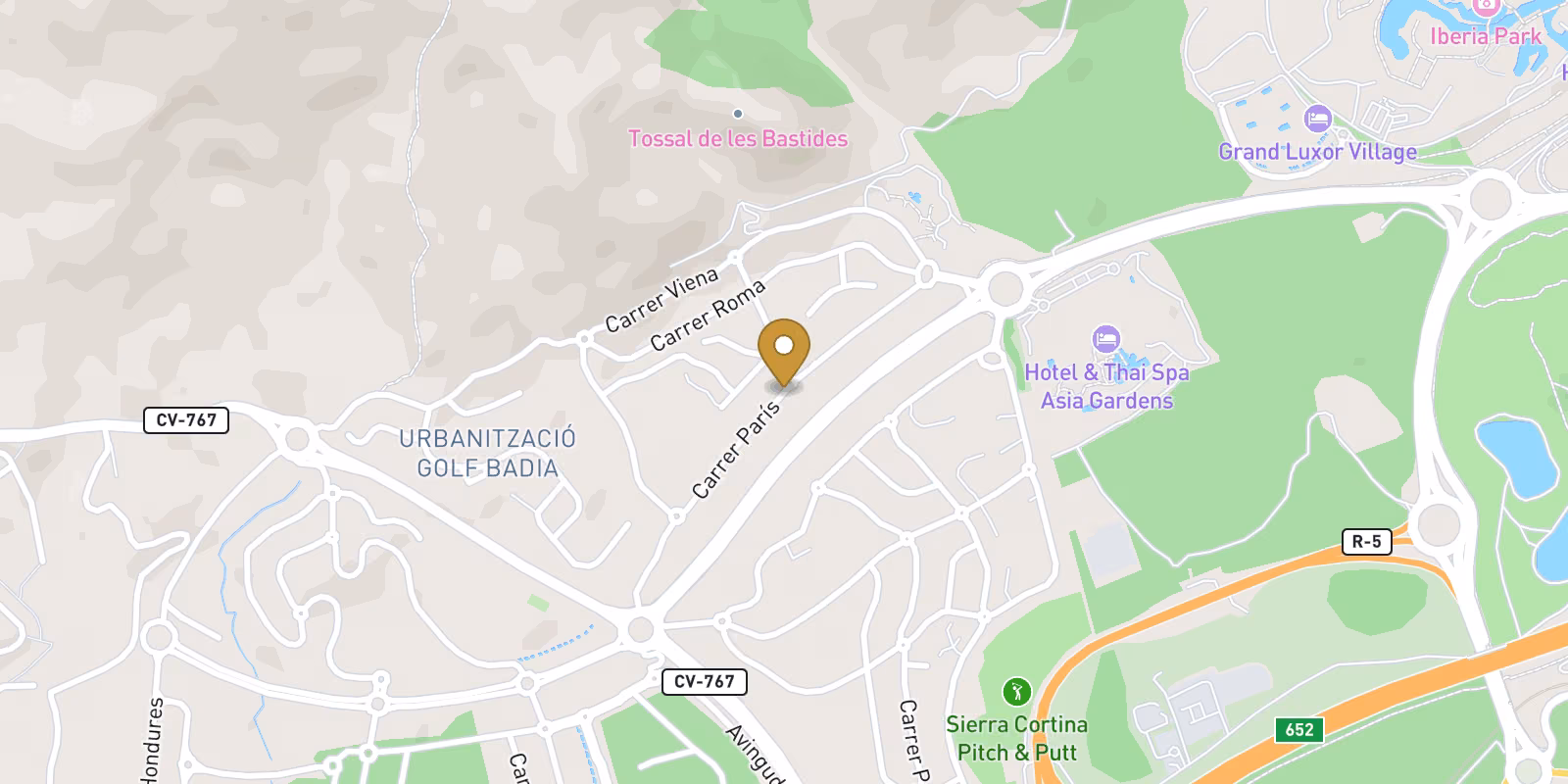Mapa — Villa moderna en Sierra Cortina, Finestrat