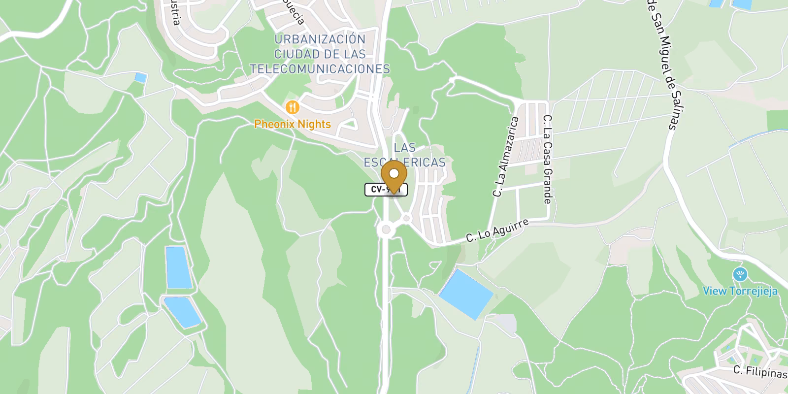 Mapa — Villas en Cerro del Sol, San Miguel de Salinas