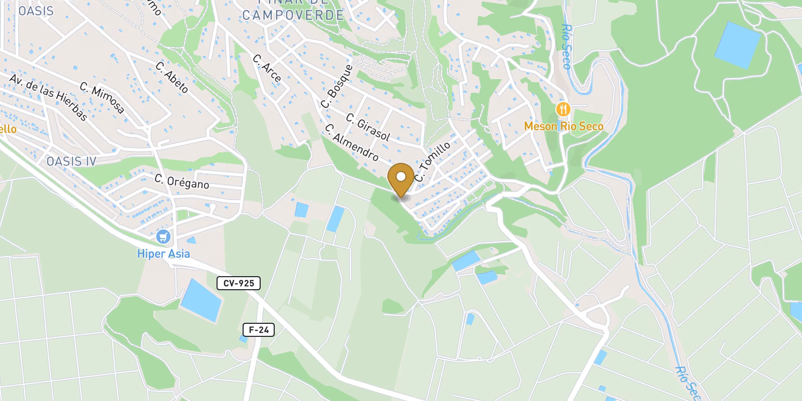 Mapa — Villa en Pinar de Campoverde, Pilar de la Horadada