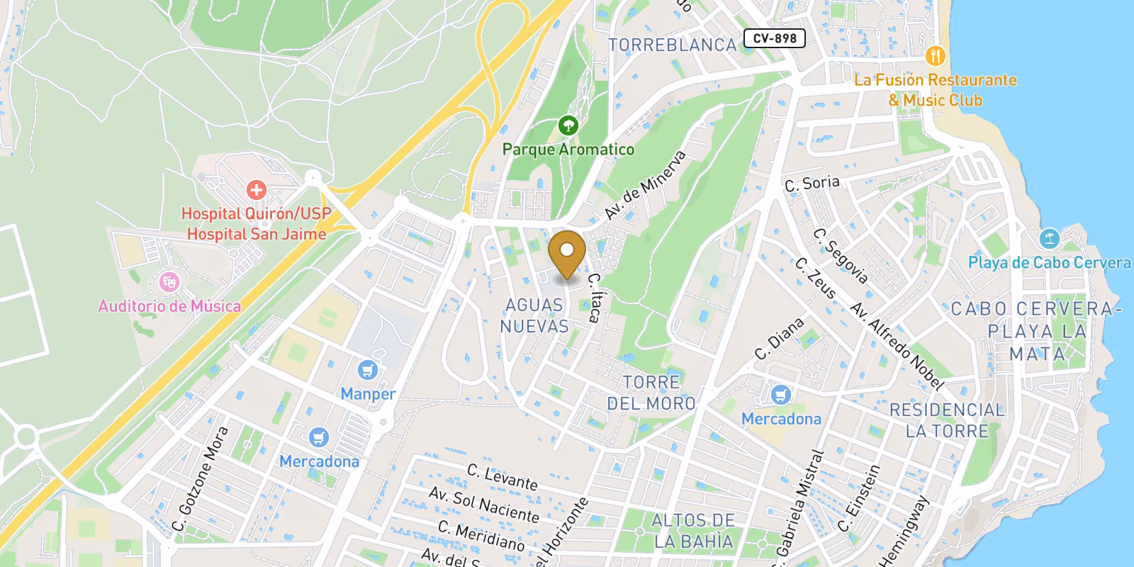 Mapa — 2 Villas de Obra Nueva en Torrevieja