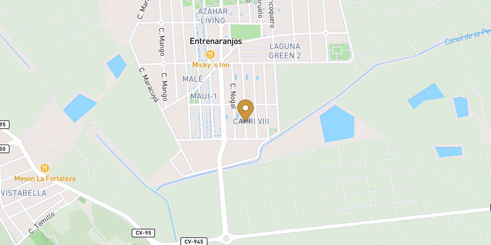 Mapa — Bungalow en Vistabella Golf, Orihuela