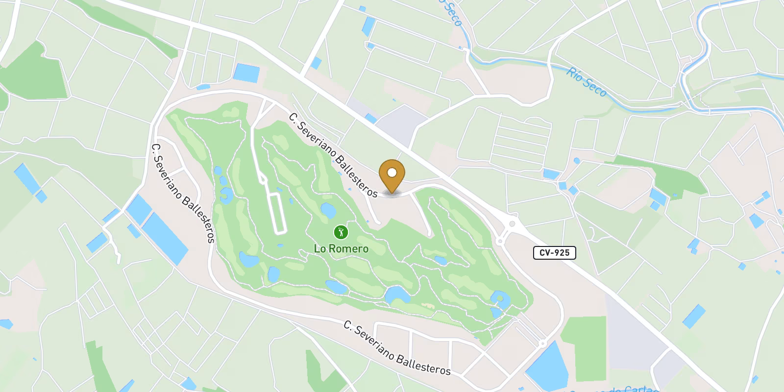 Mapa — Villas en Lo Romero Golf, Pilar de la Horadada