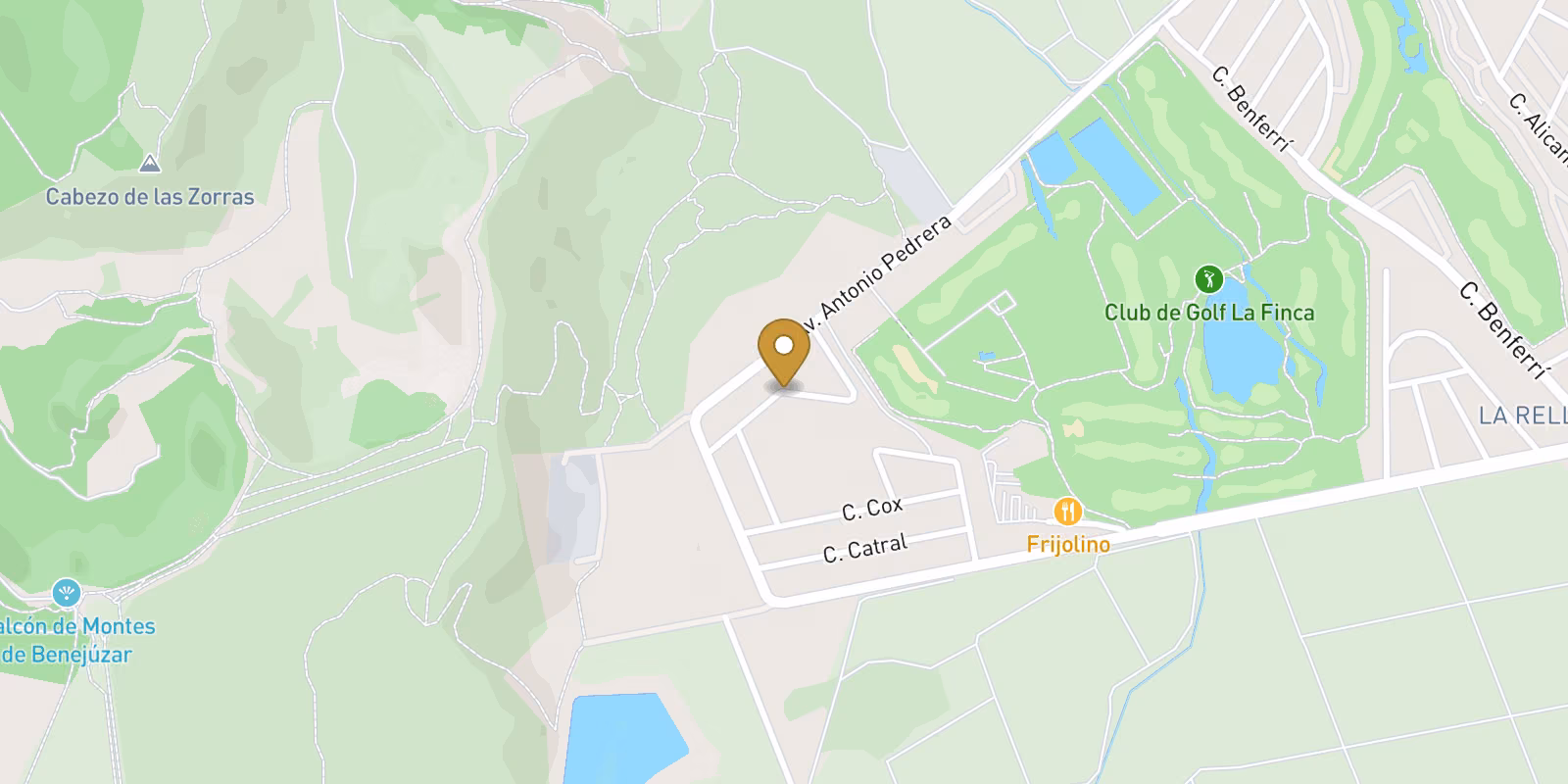 Mapa — Pareado en La Finca Golf, Algorfa