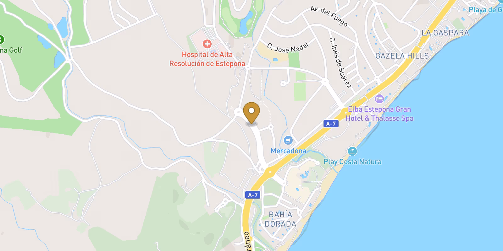 Mapa — Complejo Residencial de Obra Nueva en Estepona