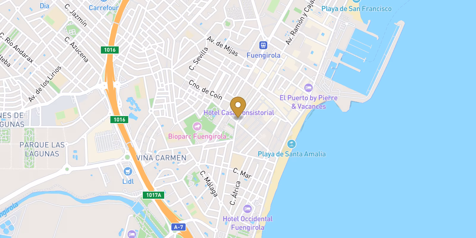 Mapa — Residencial de Obra Nueva en Fuengirola
