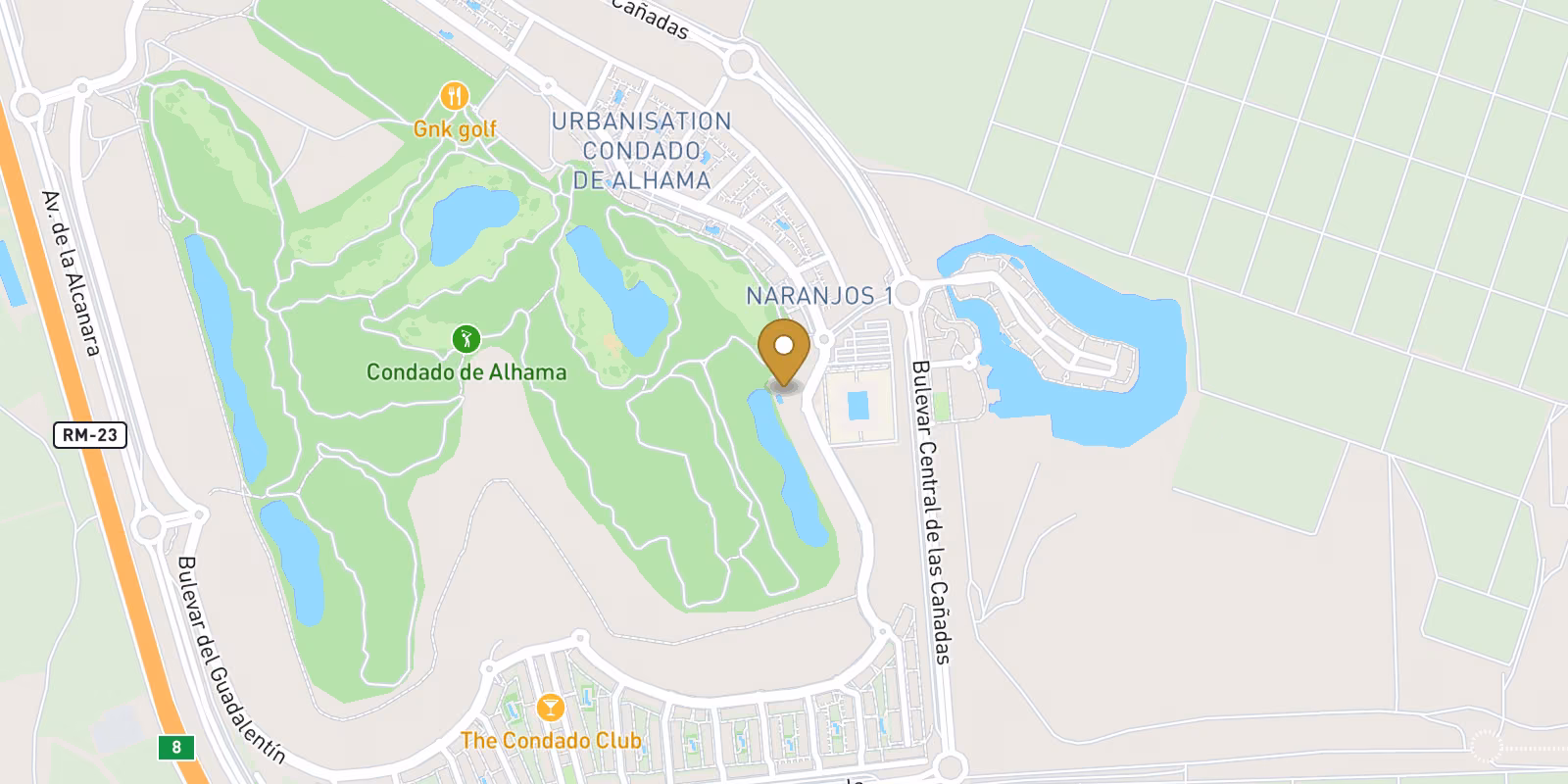 Mapa — Villa en Condado De Alhama, Alhama De Murcia