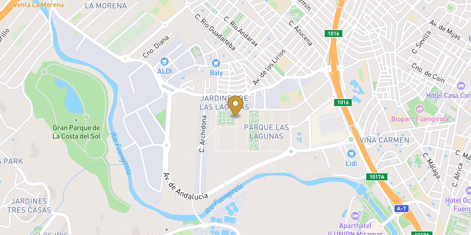 Mapa — Tranquila Urbanización en la Costa del Sol