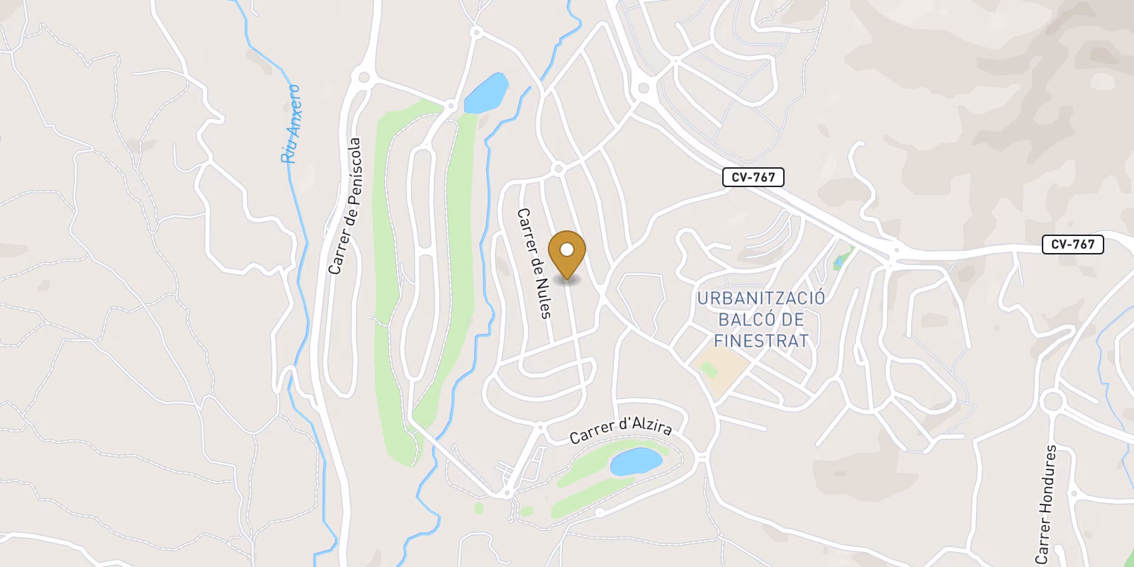 Mapa — Villa en Puig Campana Golf, Finestrat