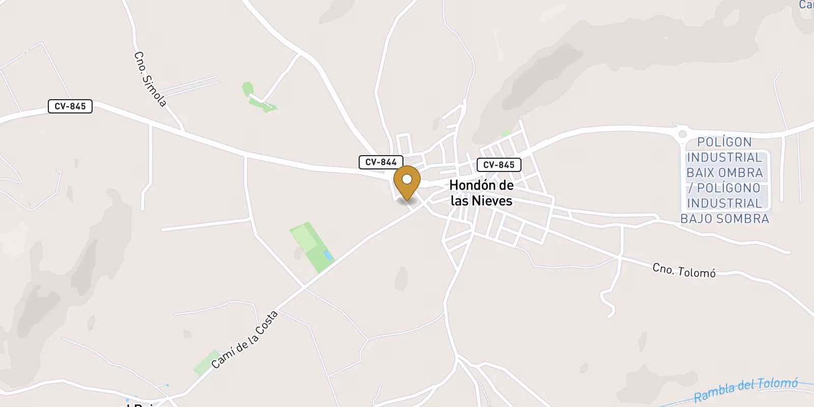 Mapa — Villa en Centro, Hondón de las Nieves