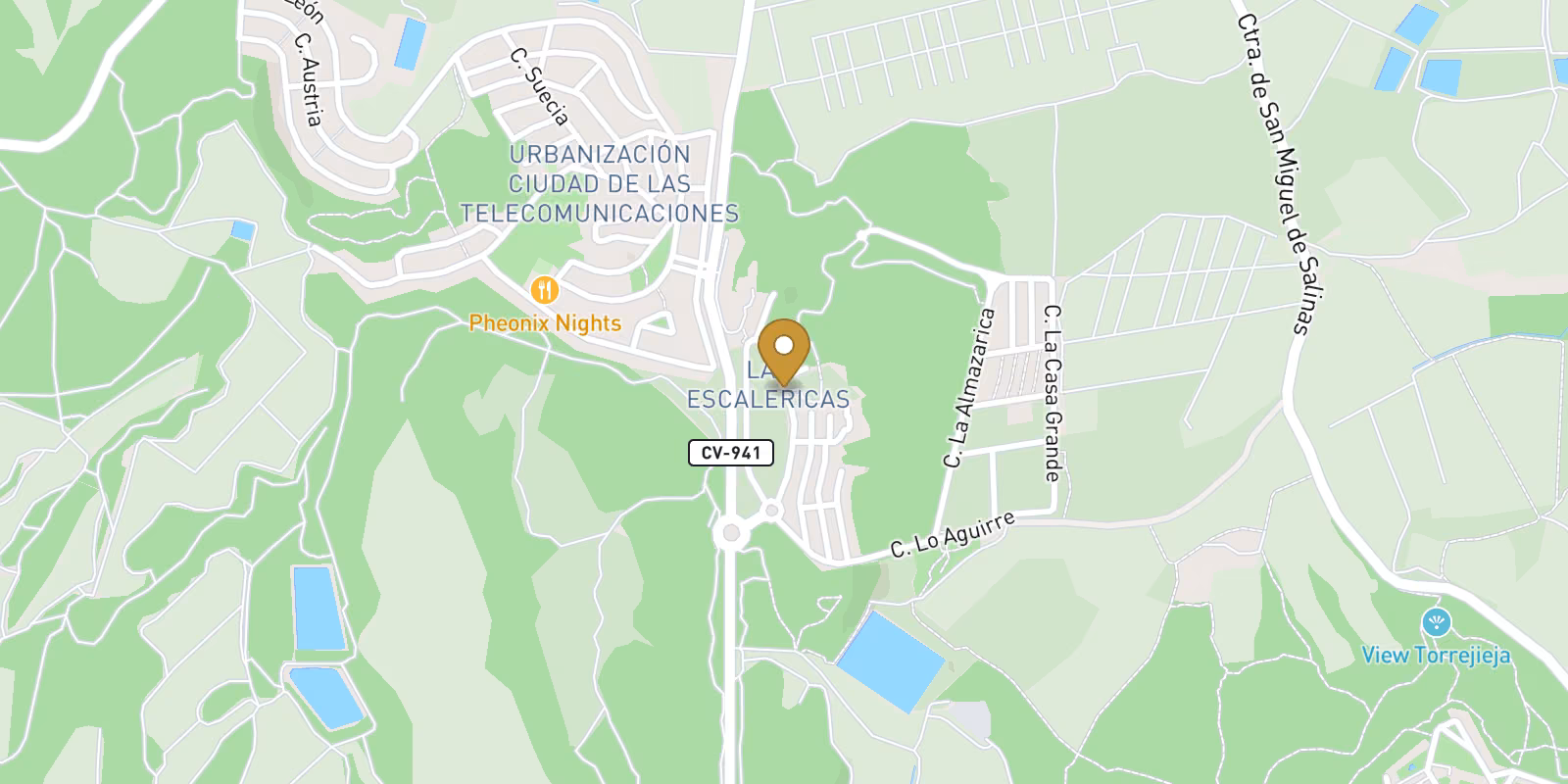 Mapa — Villa en Cerro del Sol, San Miguel de Salinas