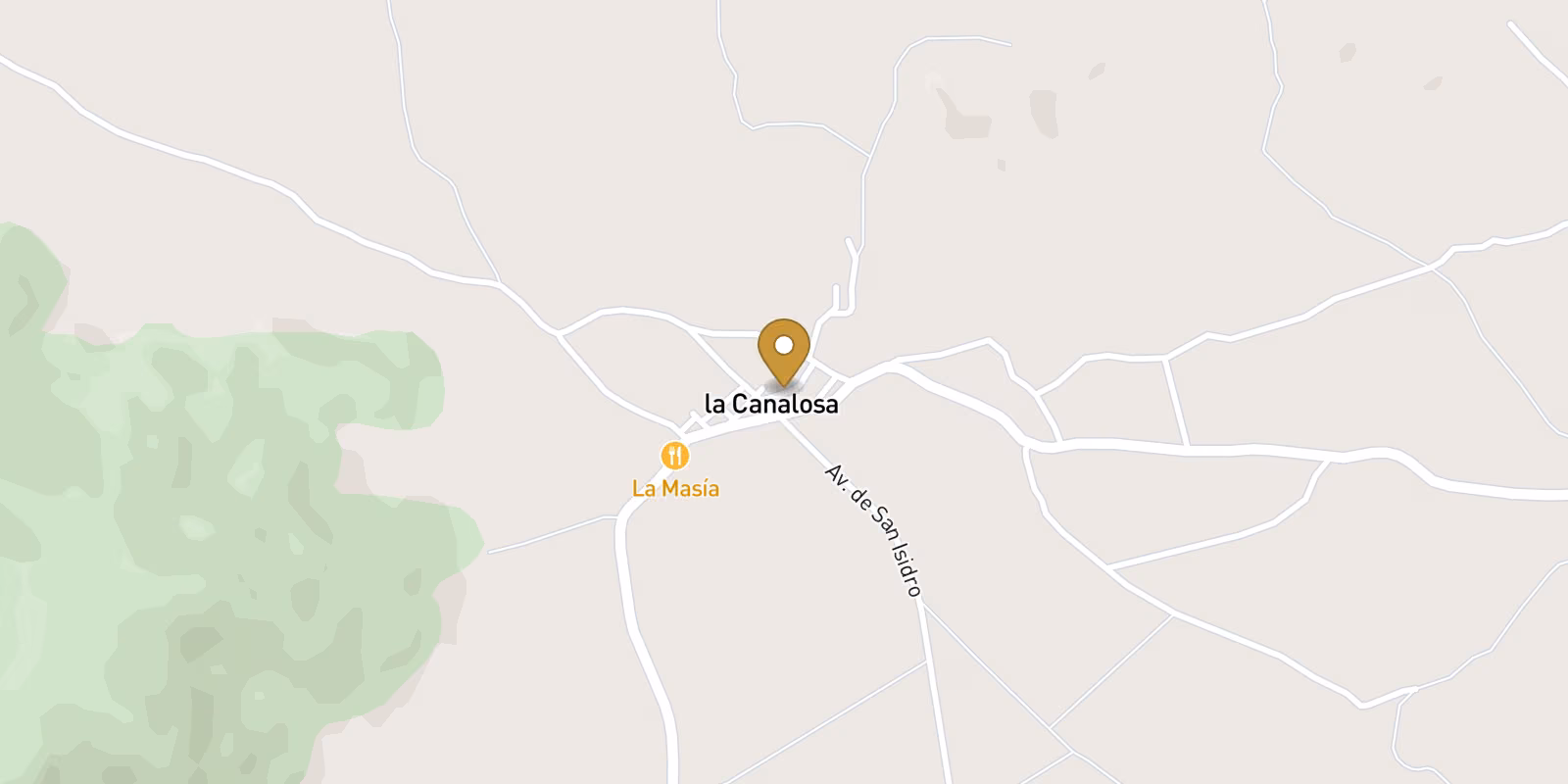 Mapa — Bungalows en El Salero, Hondón de las Nieves