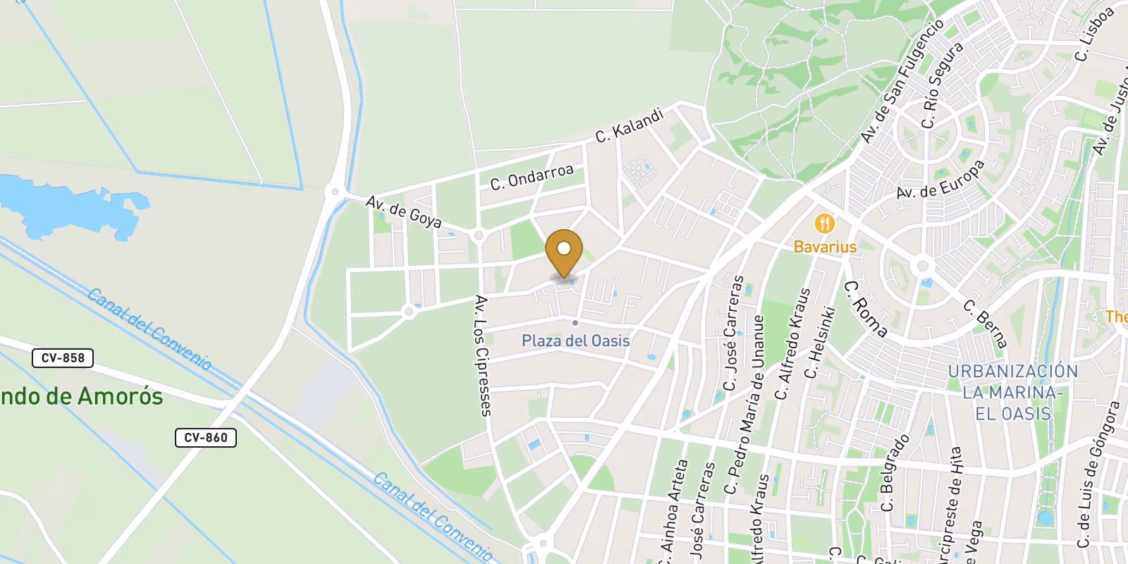 Mapa — Villa en El Oasis, San Fulgencio