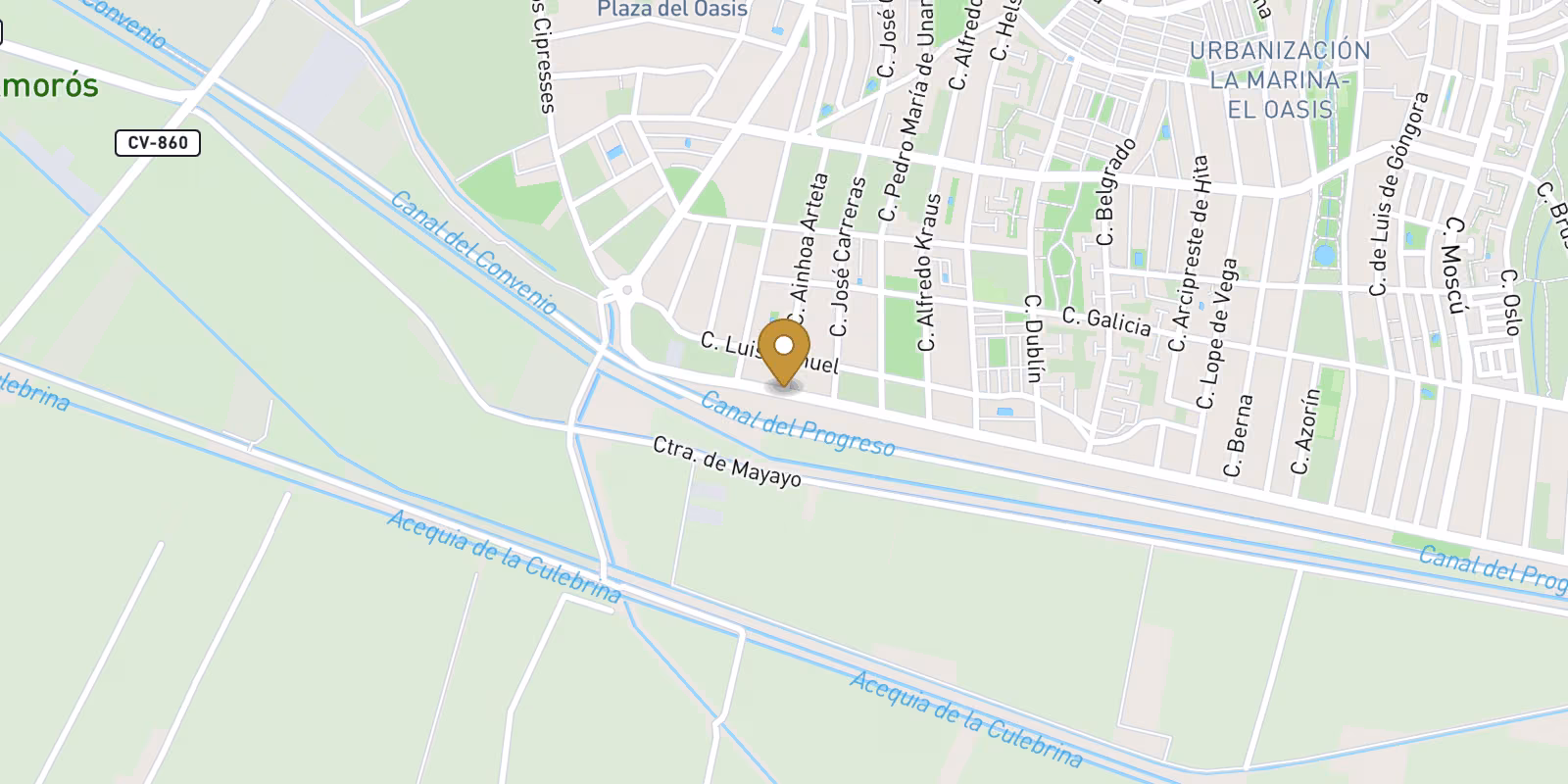 Mapa — Villa en Urb. La Marina, San Fulgencio