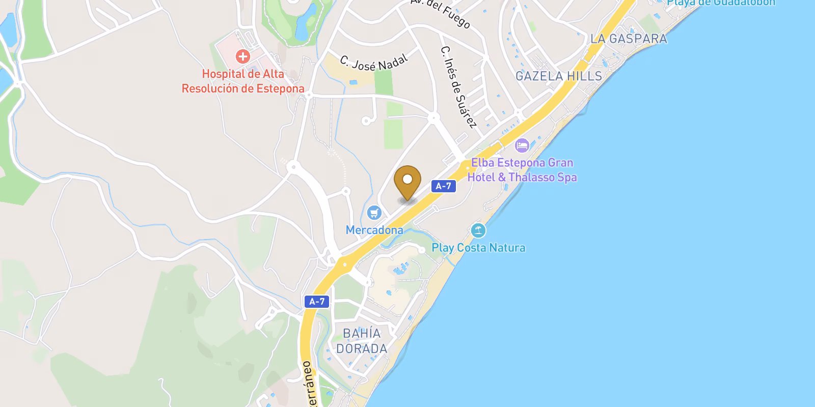 Mapa — Complejo Residencial de Obra Nueva Cerca de Estepona