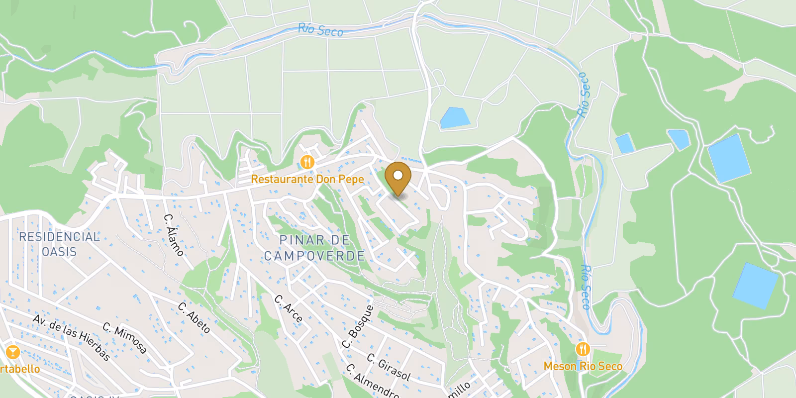 Mapa — Villa en Pinar de Campoverde, Pilar de la Horadada