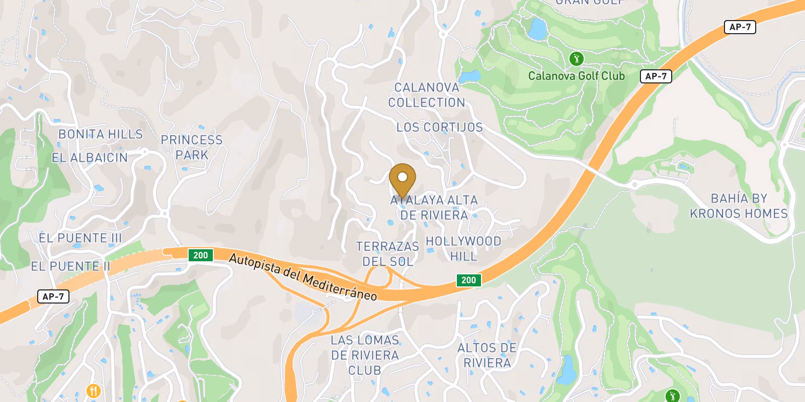Mapa — Complejo Residencial de Obra Nueva en Mijas