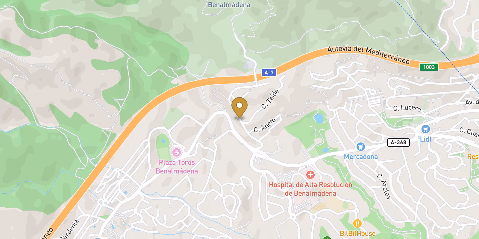 Mapa — Urbanización de Lujo con Vistas al Mar en Benalmádena