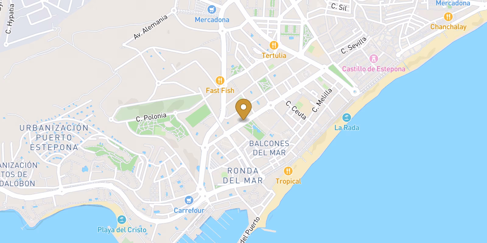Mapa — Complejo Residencial de Obra Nueva en Estepona