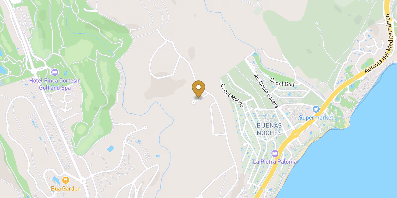 Mapa — Residencial de Obra Nueva en Casares