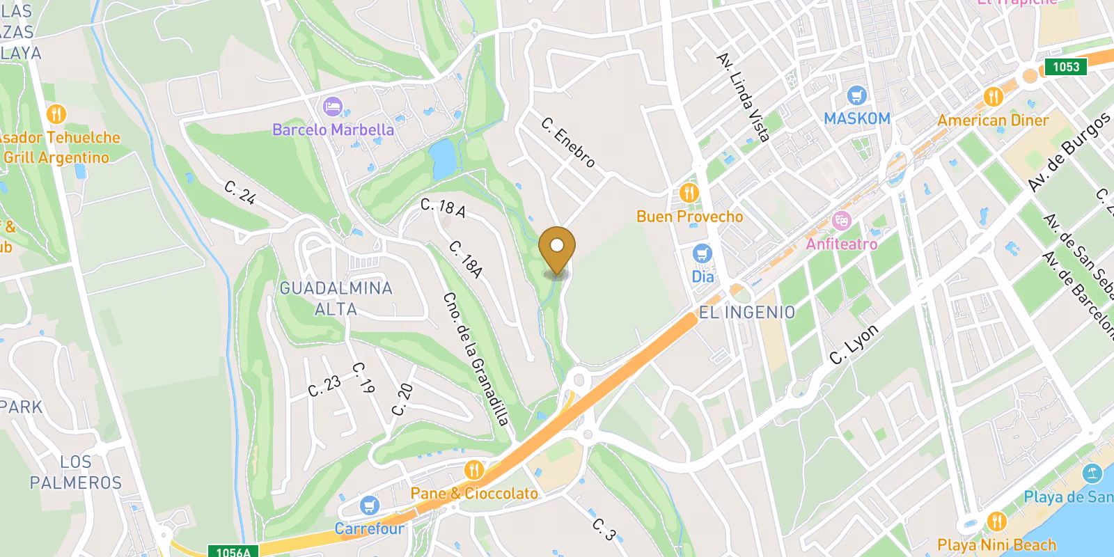 Mapa — Apartamento en Urbanización de Lujo a un Paso de Marbella