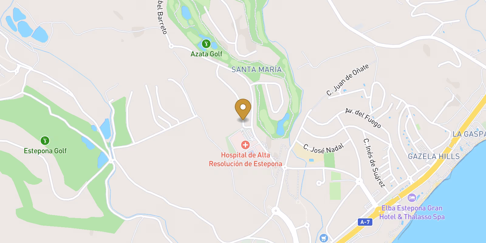 Mapa — Villas Adosadas con Vistas al Mar y Junto al Campo de Golf