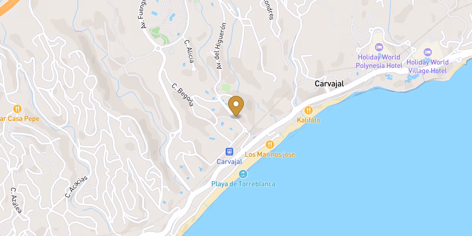 Mapa — Residencial de Lujo con Vistas al Mar en el Higuerón