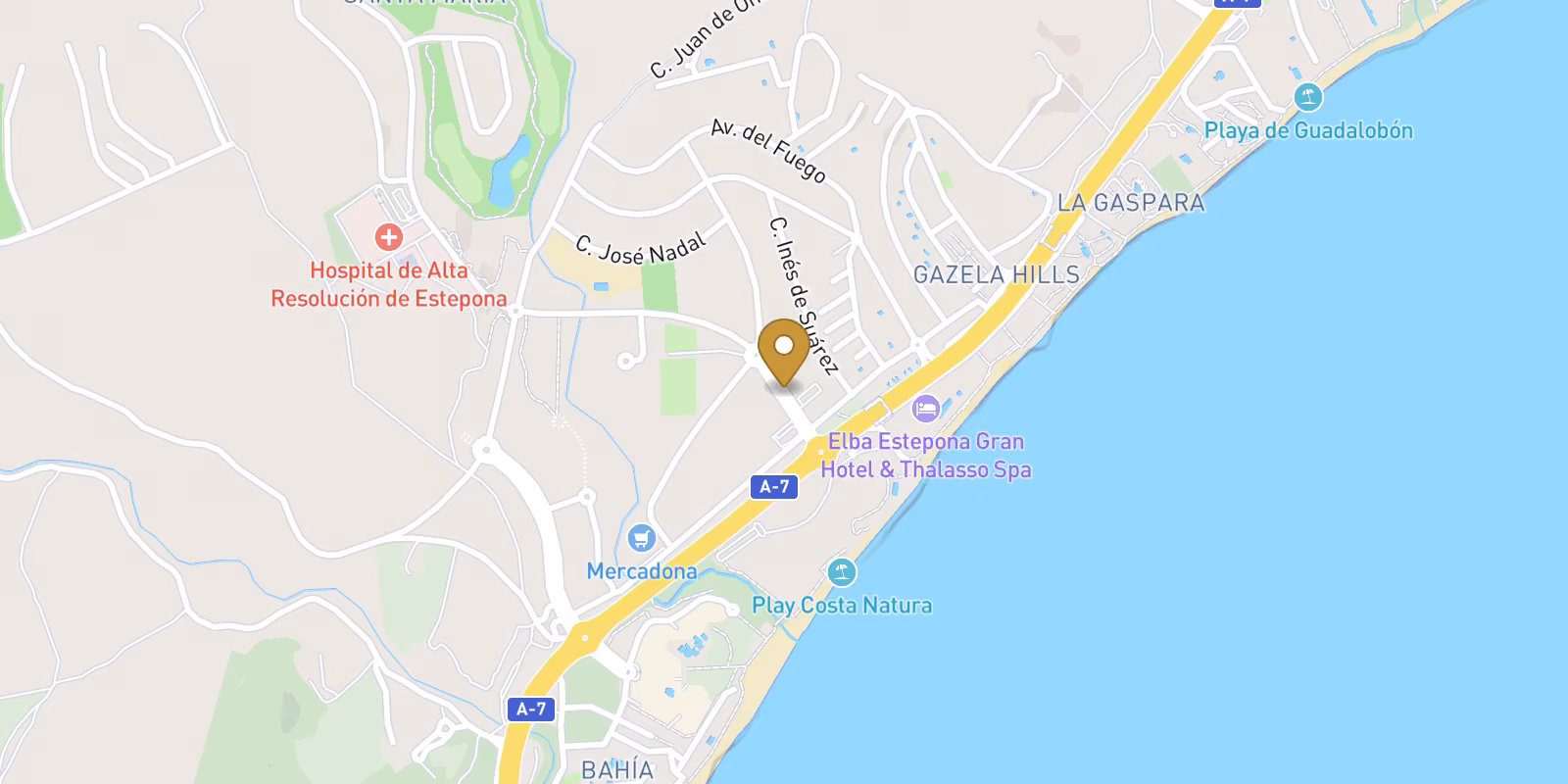 Mapa — Residencial de Obra Nueva en Estepona