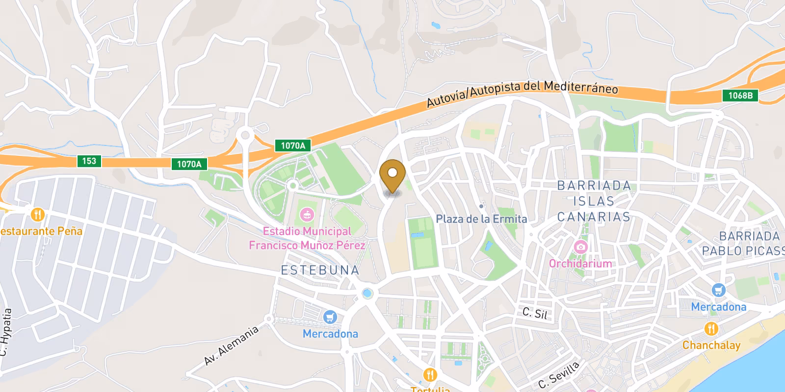 Mapa — Residencial de Obra Nueva en Estepona