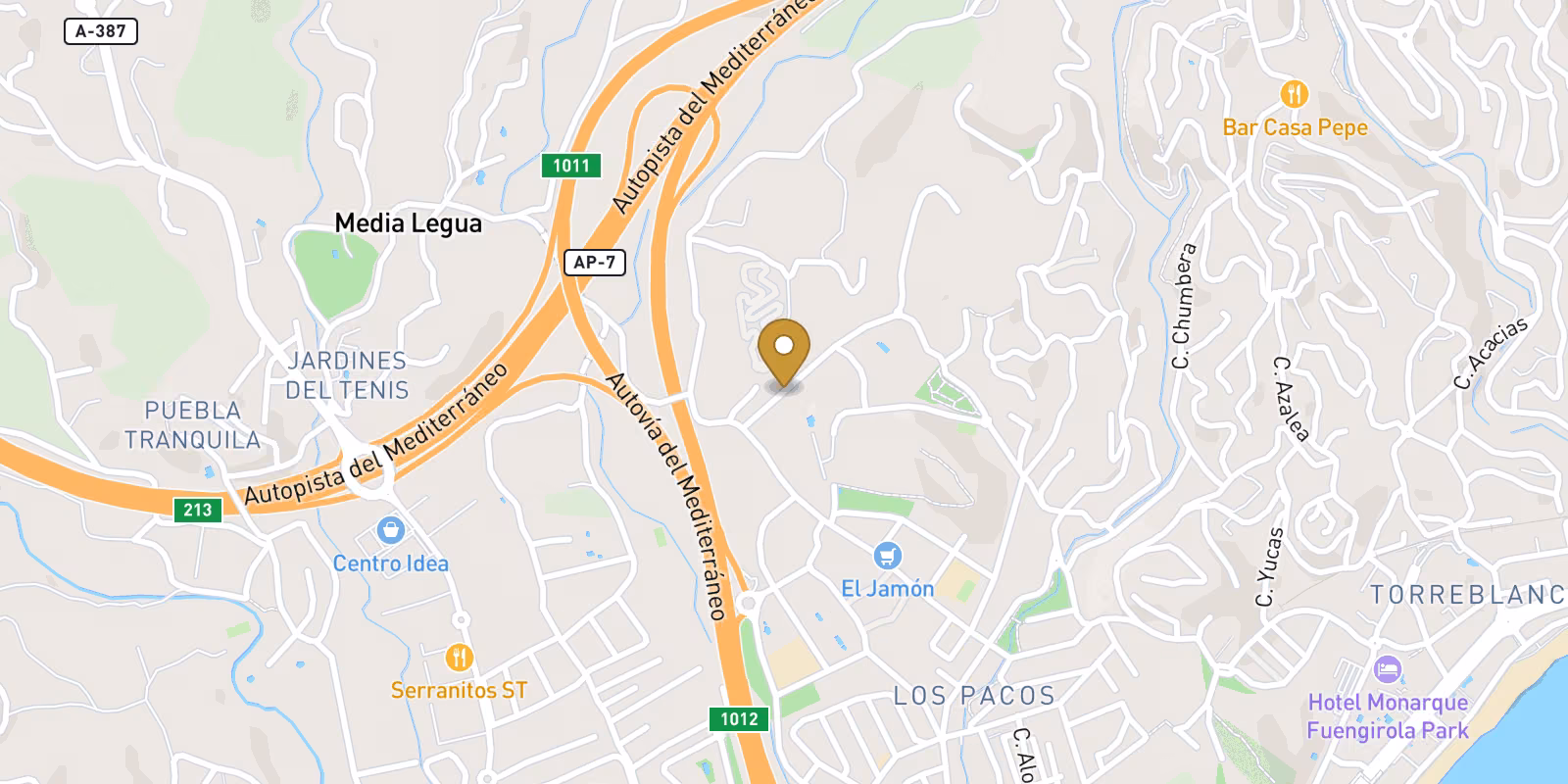 Mapa — Complejo Residencial de Obra Nueva en Fuengirola