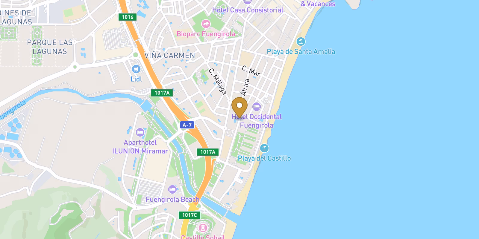 Mapa — Complejo Residencial de Obra Nueva en Fuengirola