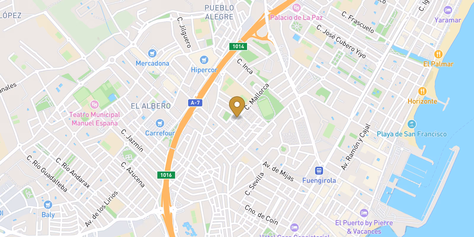 Mapa — Residencial de Obra Nueva en Fuengirola