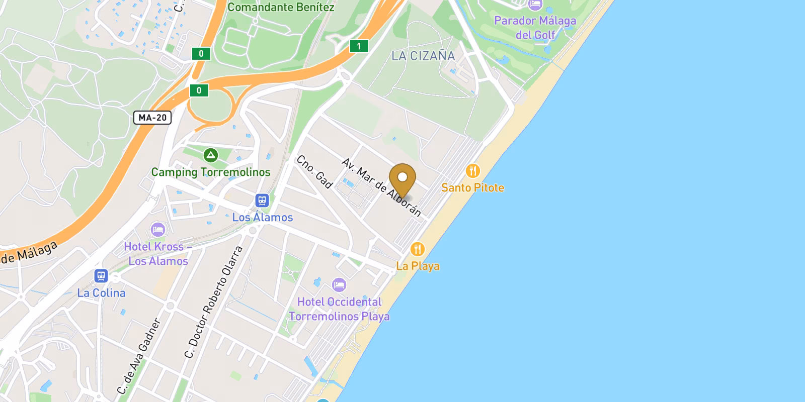 Mapa — Residencial de Obra Nueva en Torremolinos
