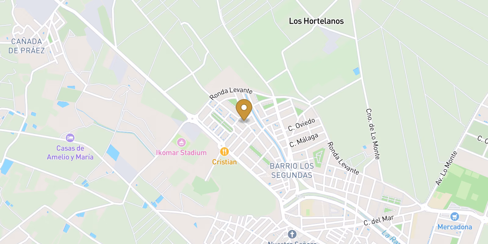 Mapa — Adosados y pareados en Pilar de La Horadada