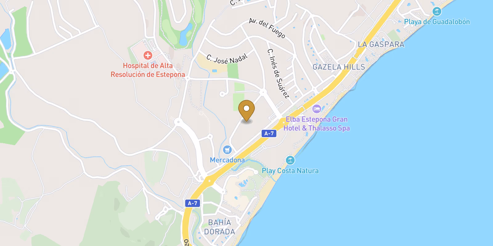 Mapa — Complejo Residencial de Obra Nueva en Estepona