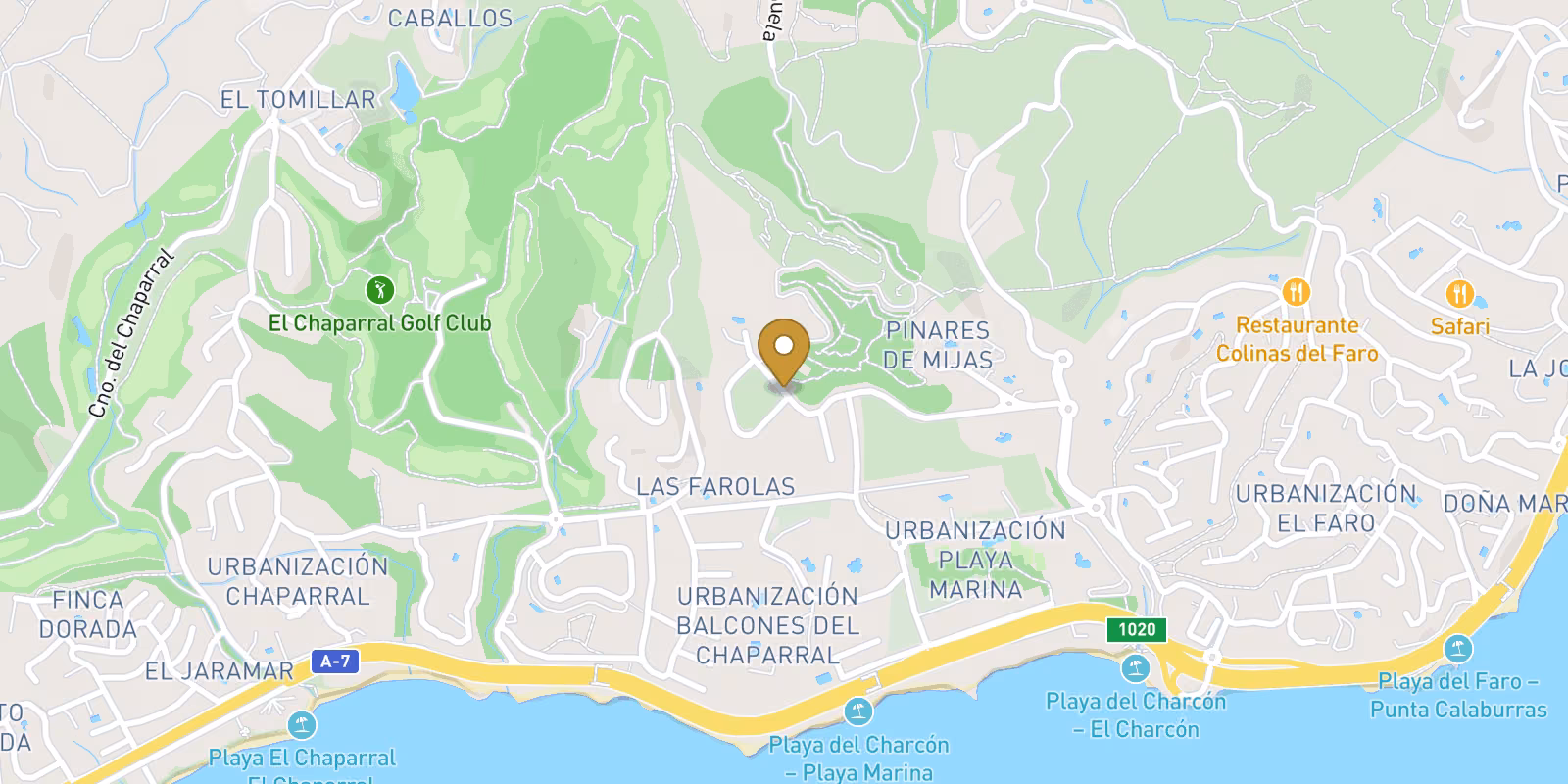 Mapa — Complejo Residencial de Obra Nueva en Mijas Costa