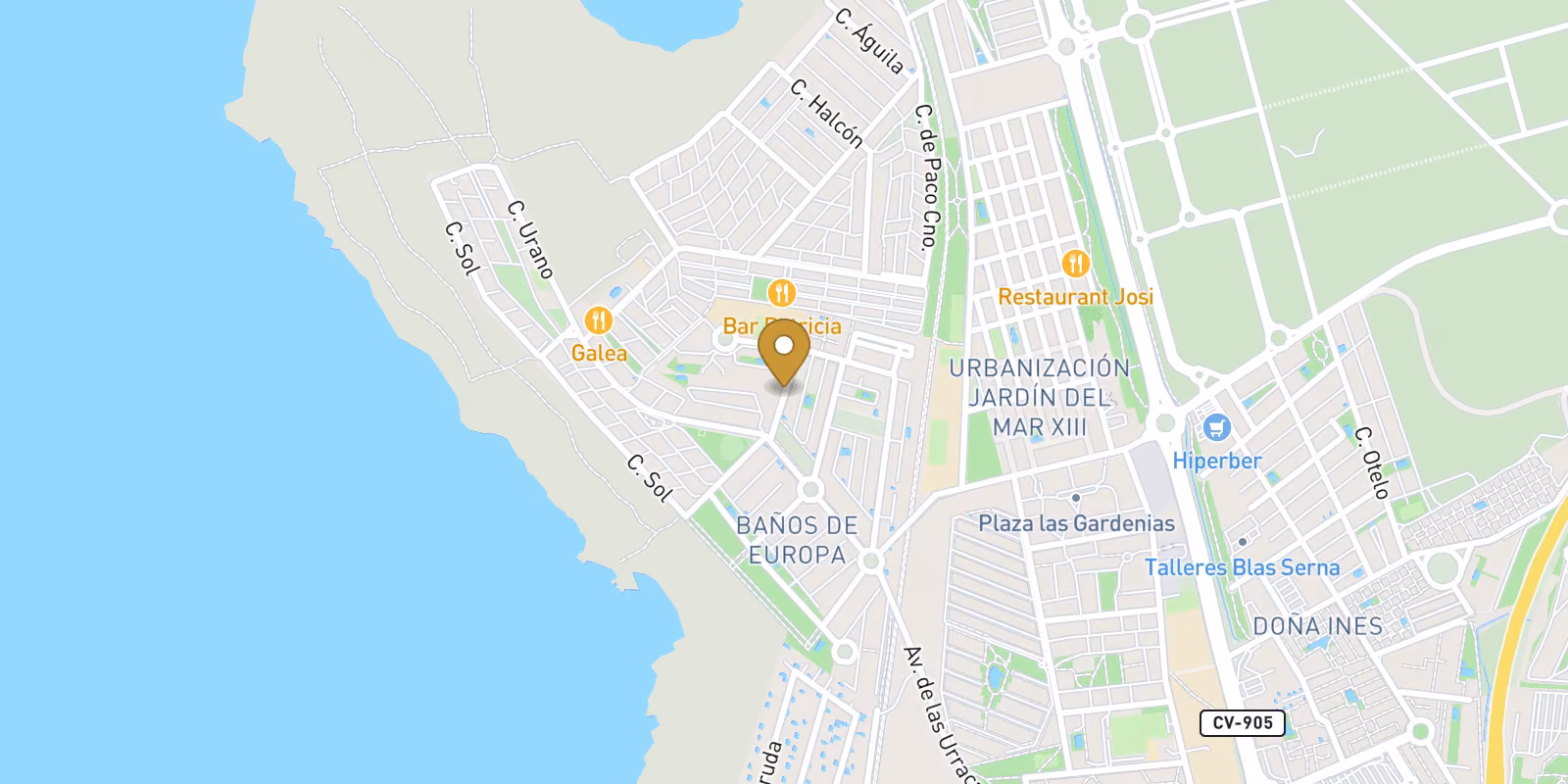 Mapa — Villa en Torretas, Torrevieja