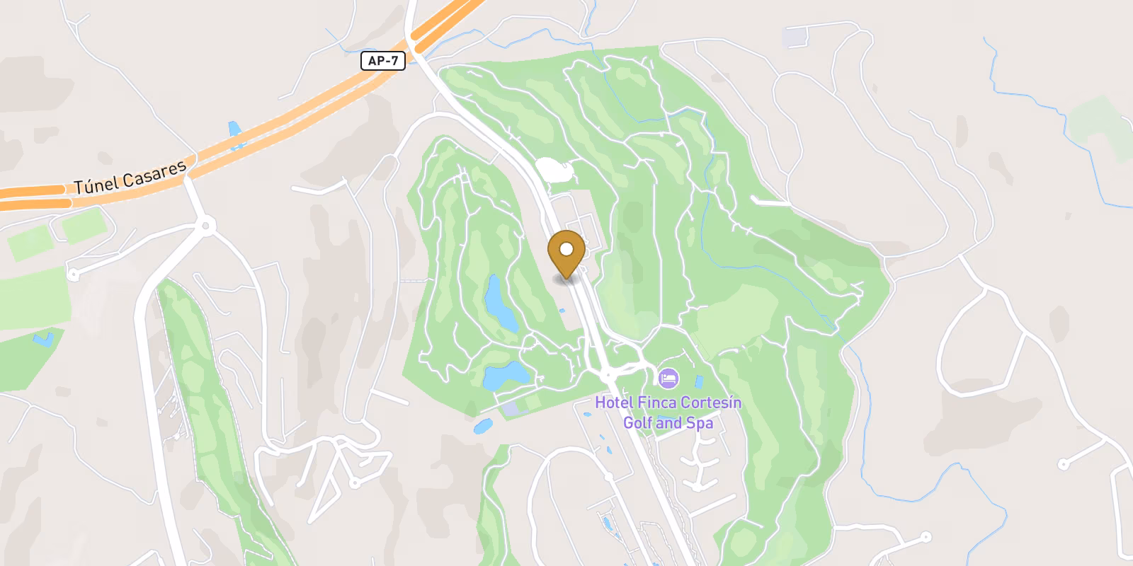 Mapa — Exclusiva Villa de Lujo de Obra Nueva en Finca Cortesín, Casares