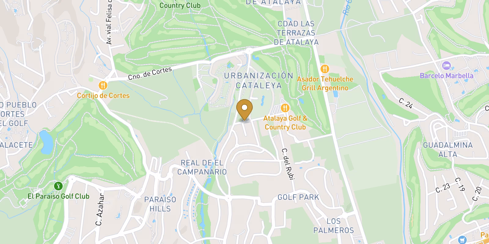Mapa — Complejo Residencial de Obra Nueva Cerca de Estepona