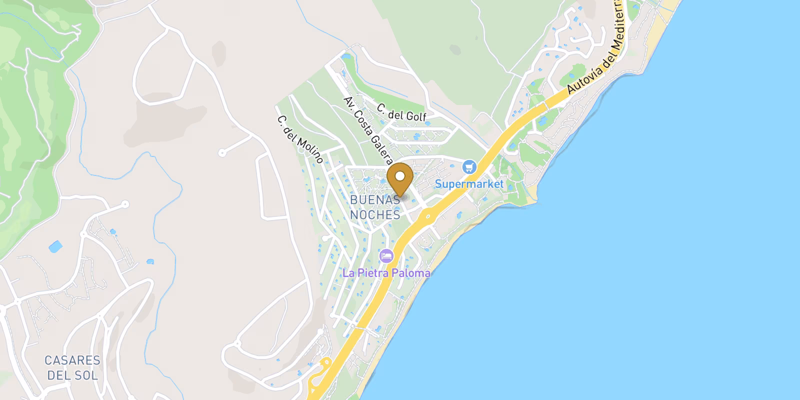 Mapa — Complejo Residencial de Obra Nueva Cerca de Estepona