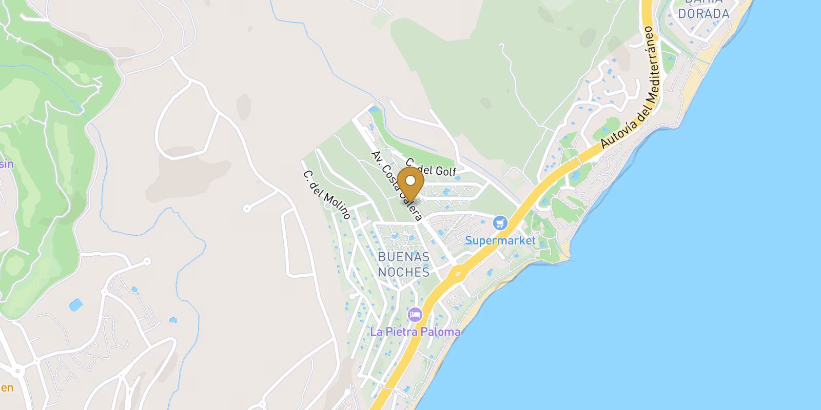 Mapa — Complejo Residencial de Obra Nueva Cerca de Estepona