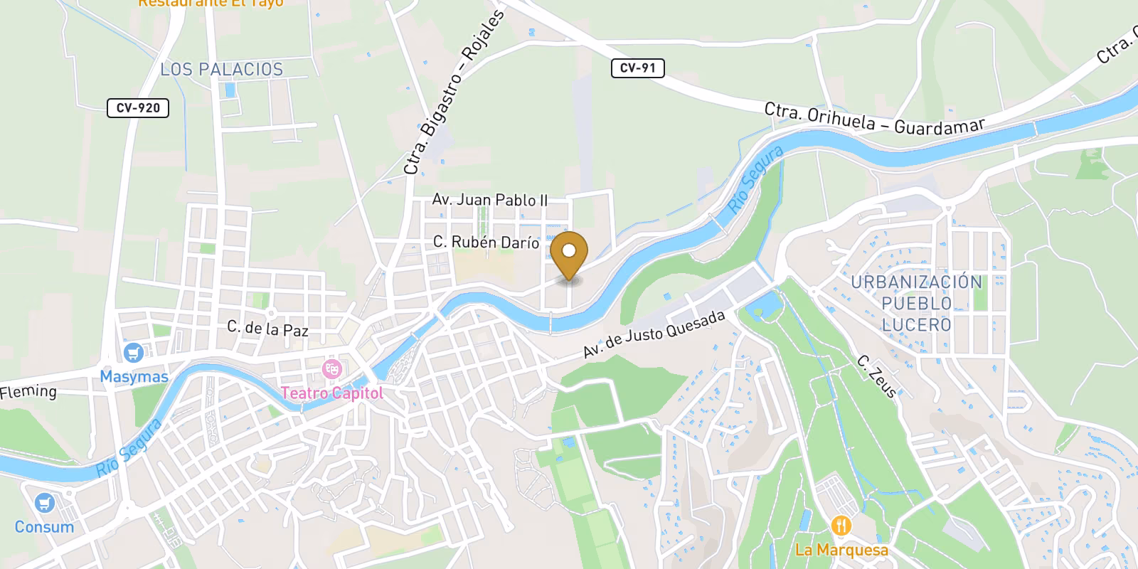 Mapa — Viviendas en Pueblo, Rojales