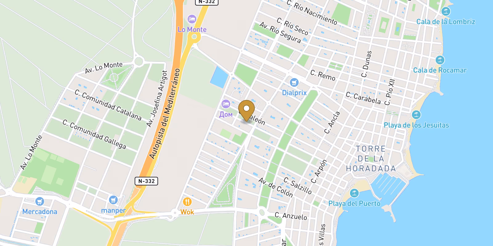 Mapa — Complejo Residencial de Obra Nueva en Torre de la Horadada