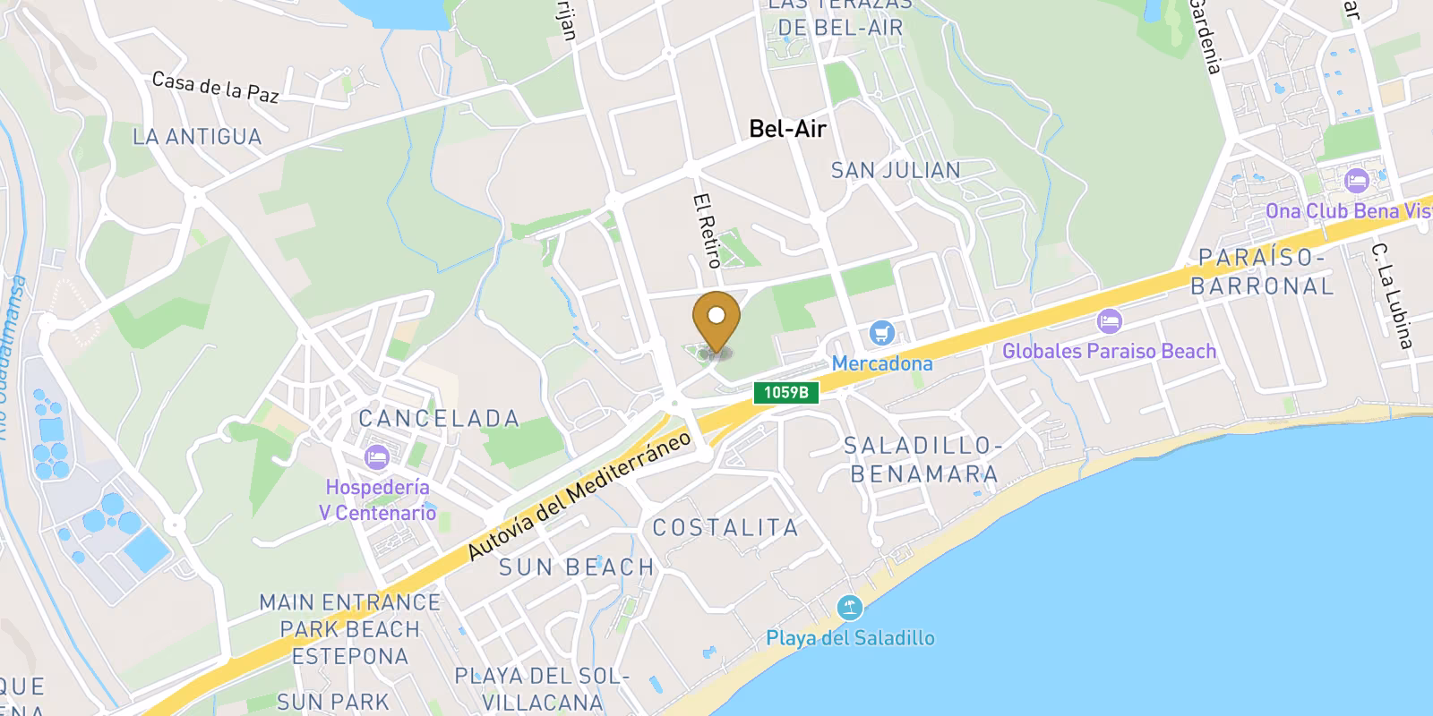 Mapa — Complejo Residencial de Obra Nueva Cerca de Estepona