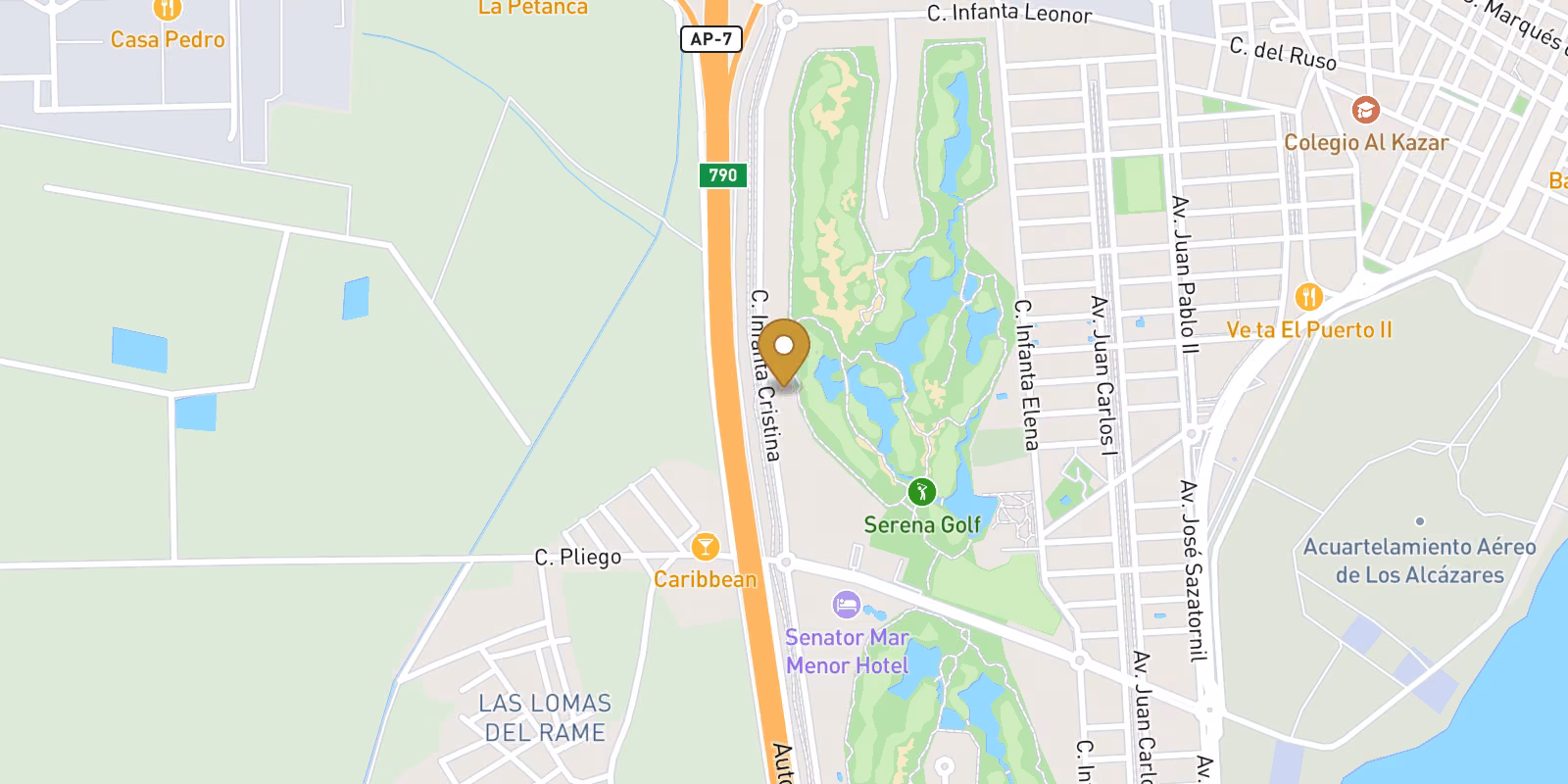 Mapa — Complejo residencial de nueva construcción en Los Alcázares