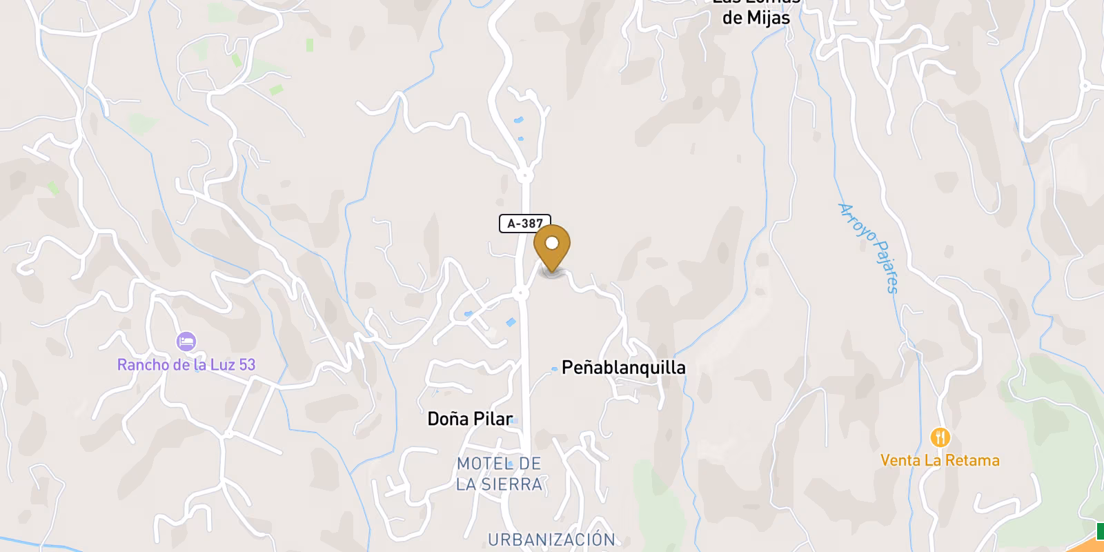 Mapa — Villas de lujo de nueva construcción en Mijas