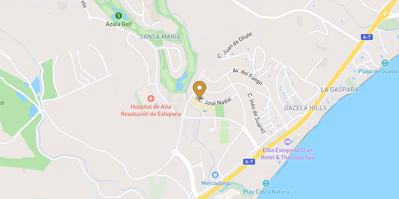 Mapa — Moderno Residencial en Estepona: Amplios apartamentos con soleadas terrazas